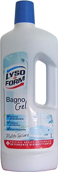 lysoform gel bath UNILEVER MKT OPERATION SRL. Home liquid detergent for  bathroom. Vendita all'ingrosso di prodotti per la pulizia della casa, della  persona, degli animali e industrie.